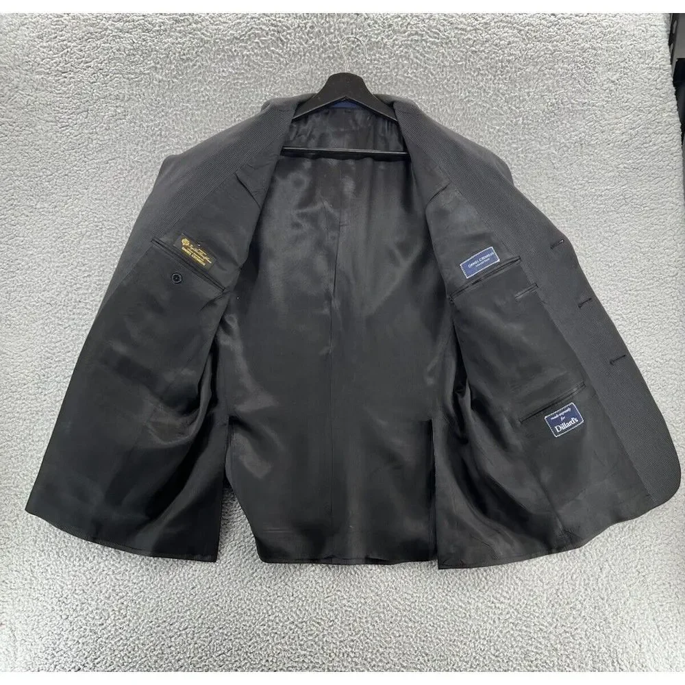 Daniel Cremieux Performance Loro Piana‎ 44 S Black Sports Coat Blazer Italy